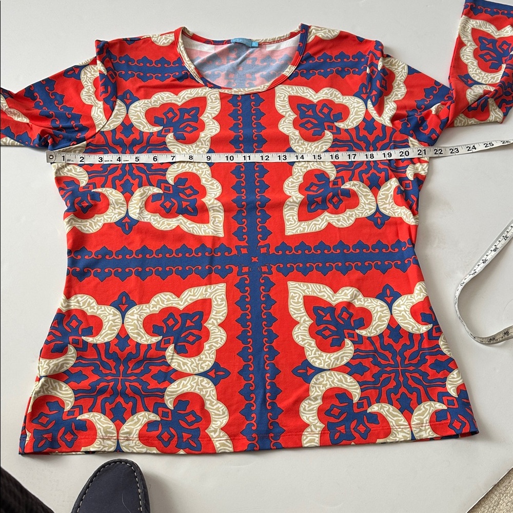 J McLaughlin Signature Catalina Cloth 3/4 Sleeve Top - Picture 6 of 6